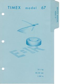 Model 67 Service Manual. CLICK TO GO TO MANUAL